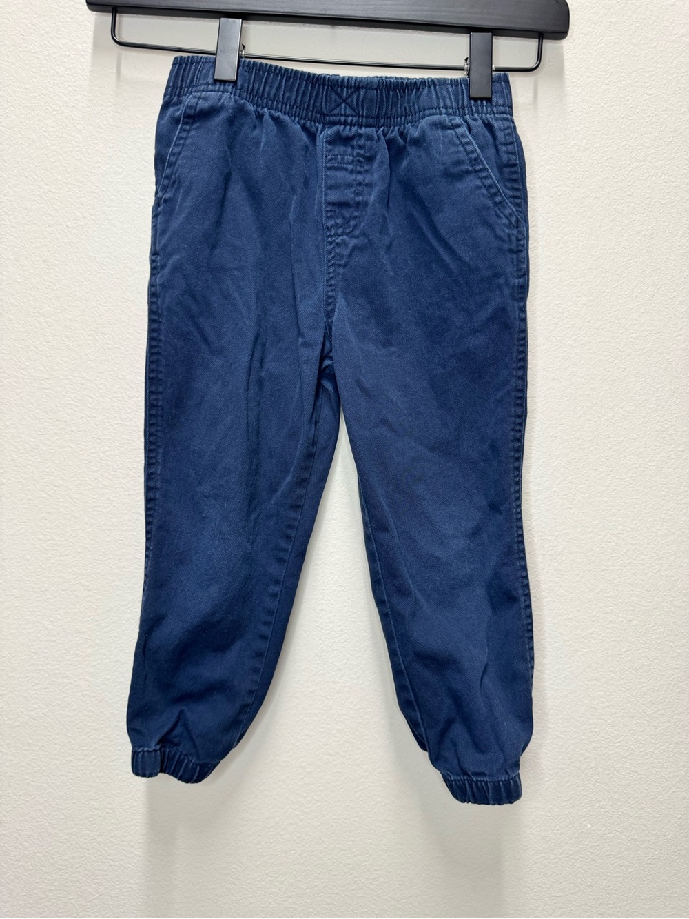 Wrangler Navy Elastic Waist Jogger Pants for Kids
